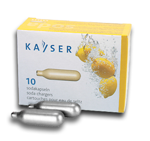 Kayser CO2 Soda Chargers - 10 Pack